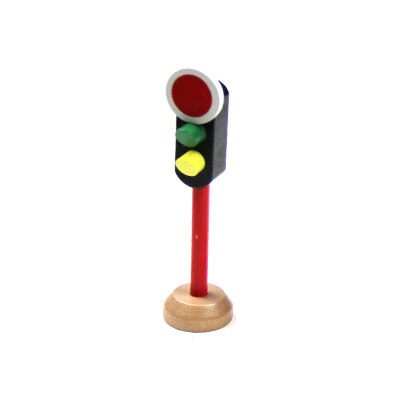 Szene Schiene Transit verkehrs lichter Signal Licht Zubehör Holz Track Magnetische Zug Zubehör Kompatibel withTrains 1PCS: TTC208