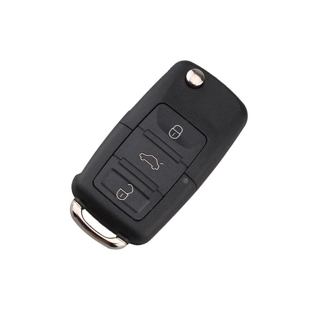 Replacement 3 Buttons Car Flip Remote Keyless Key 434MHz for VW Jetta Golf