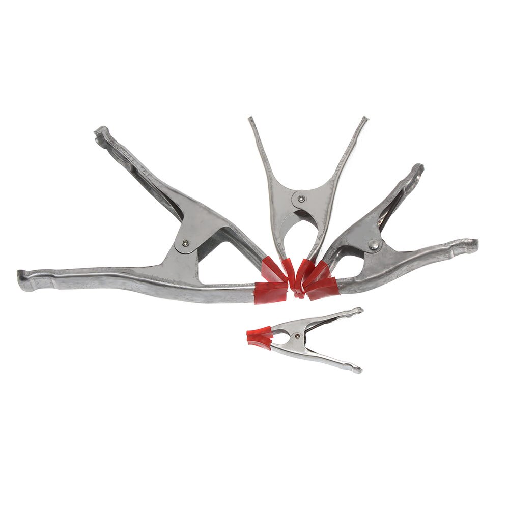 1pc 4" 6"7" 9" Inch Powerful Woodworking Metal Spring Clamp A-Shaped Metal Spring Clip For Carpentry Crafts Repair Hand Tool