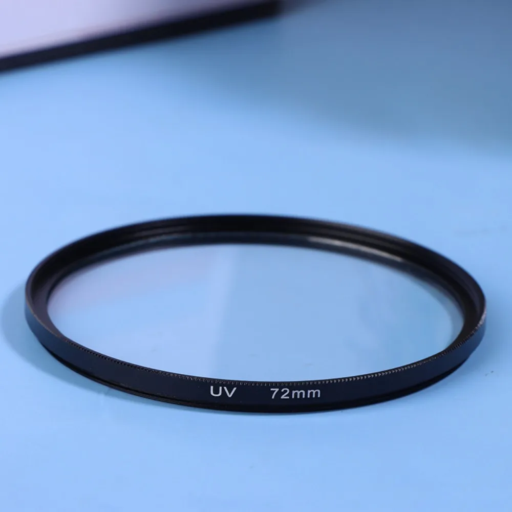 1Pcs 37/40.5/43/46/49/52/55/58/62/67/72/77/82mm Camera Lens Universal UV Digital Filter Glass Lens Protector: SILVER