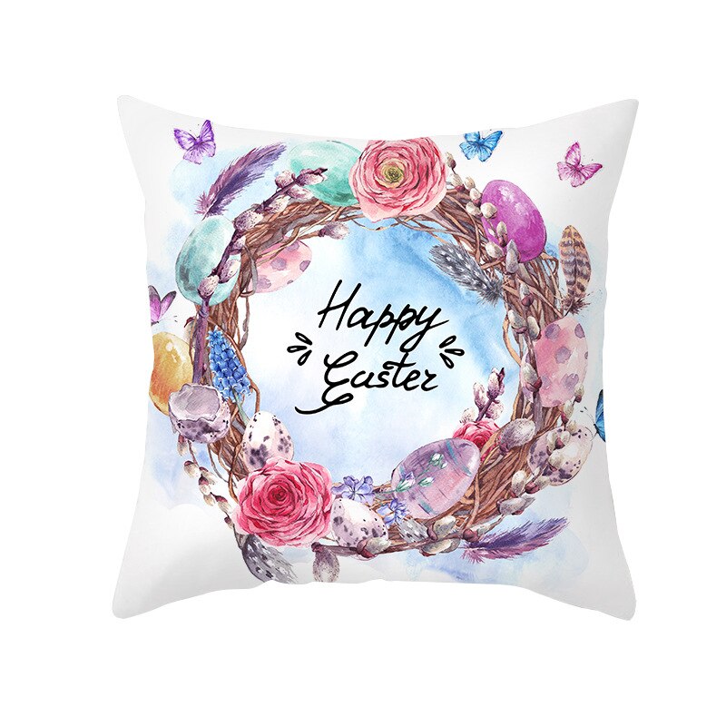 Kids Kussensloop Brief Kussenhoes 45*45 Sierkussen Covers Decor Kussens Bank Polyester Bloemen Home Decor Kussenslopen: 3