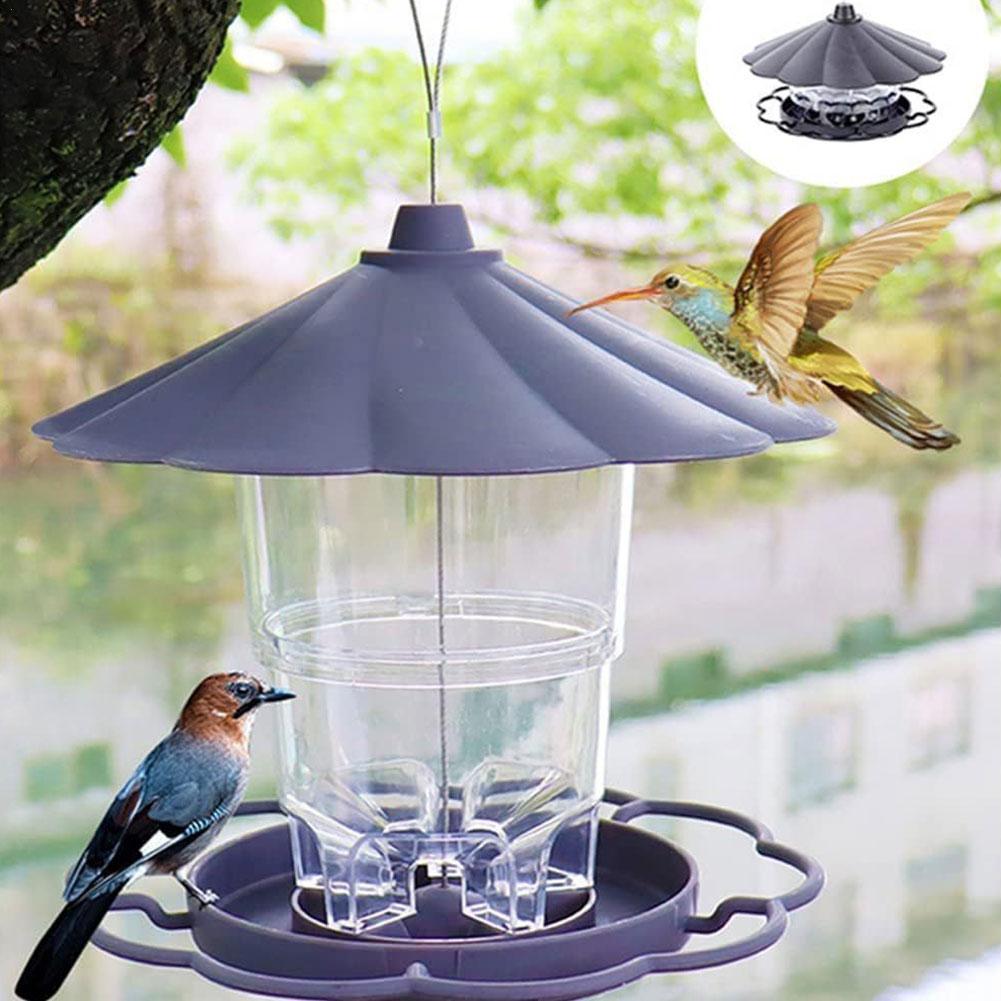 Mangeoire à graines pour oiseaux sauvages, outil d'alimentation pour oiseaux, Paddock de jardin, fournitures d'alimentation suspendues pour animaux de compagnie, mangeoire pour oiseaux suspendue, décoration extérieure