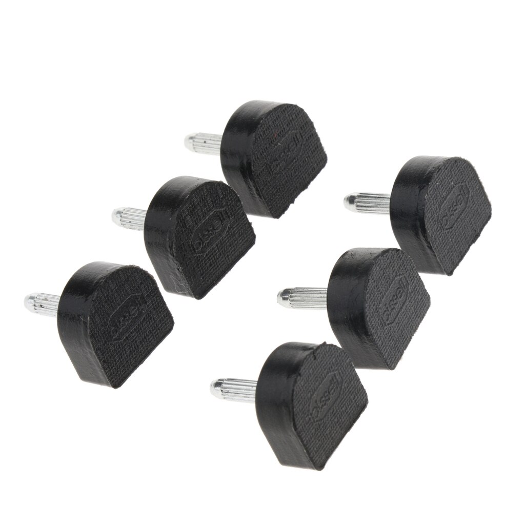 6pack Women High Heel Tips Taps Shoe Dowels Protector Pads Rubber Heel Taps: Black 16x16mm