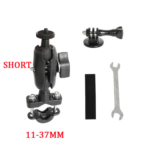 For GoPro 8 Motorcycle Handlebar Holder Yi 4K Rear Mirror RAM Mount for Sony SJCAM EKEN go pro DJI Osmo Action Camera Accessory: Set-a