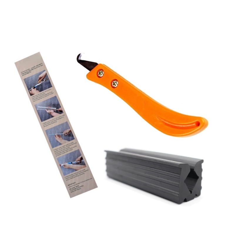 Golf Club Kits Rubber Vise Clamp + Regrip Tool Install Change Steel + Hook Blade Utility Knife + 13Pieces Grip Tapes