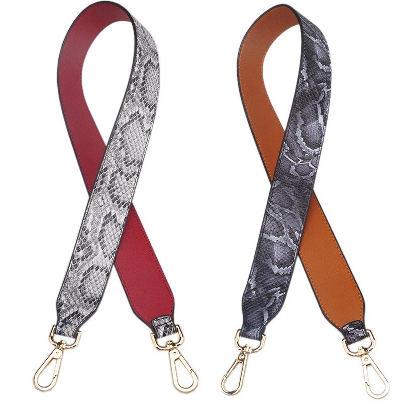 Bolso de piel sintética con correa para mujer, bandolera de cuero de , Mini Cinturón de piel de serpiente, tamaño 90cm,