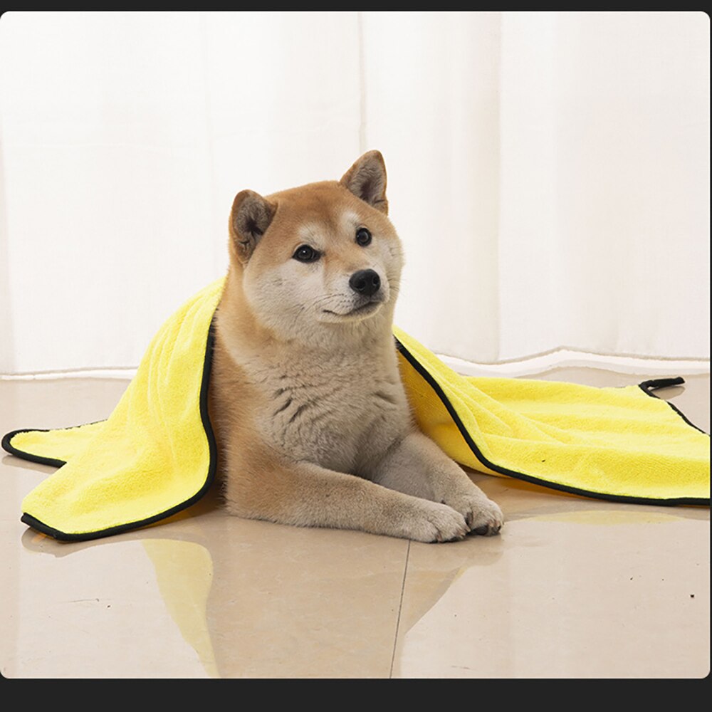 Huisdier Super Absorberende Handdoek Schone Up Fiber Kat Hond Baden Accessoires Voor Kleine Grote Puppy Sneldrogende Bad Schoonmaken levert