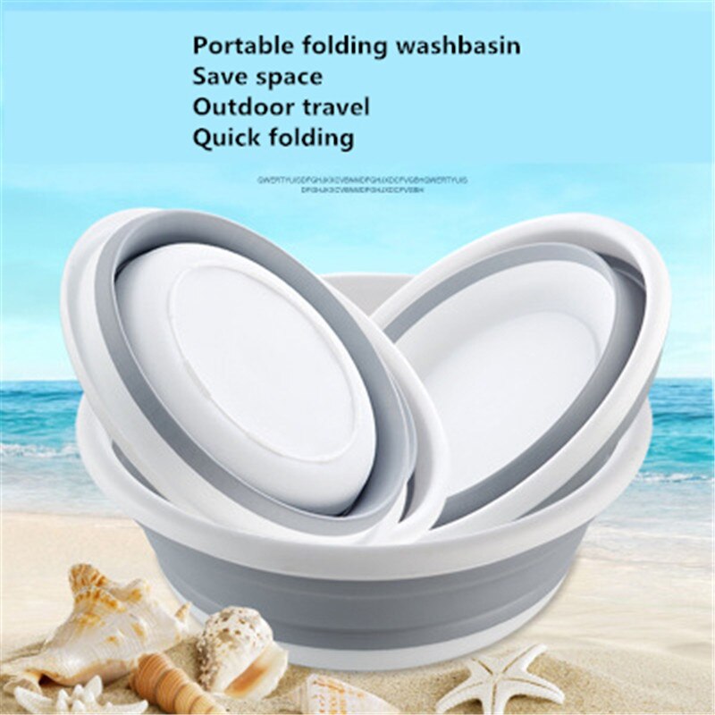 opvouwbare wastafel intrekbare huishouden wassen schuim voet draagbare reizen outdoor auto wassen wastafel wastafel