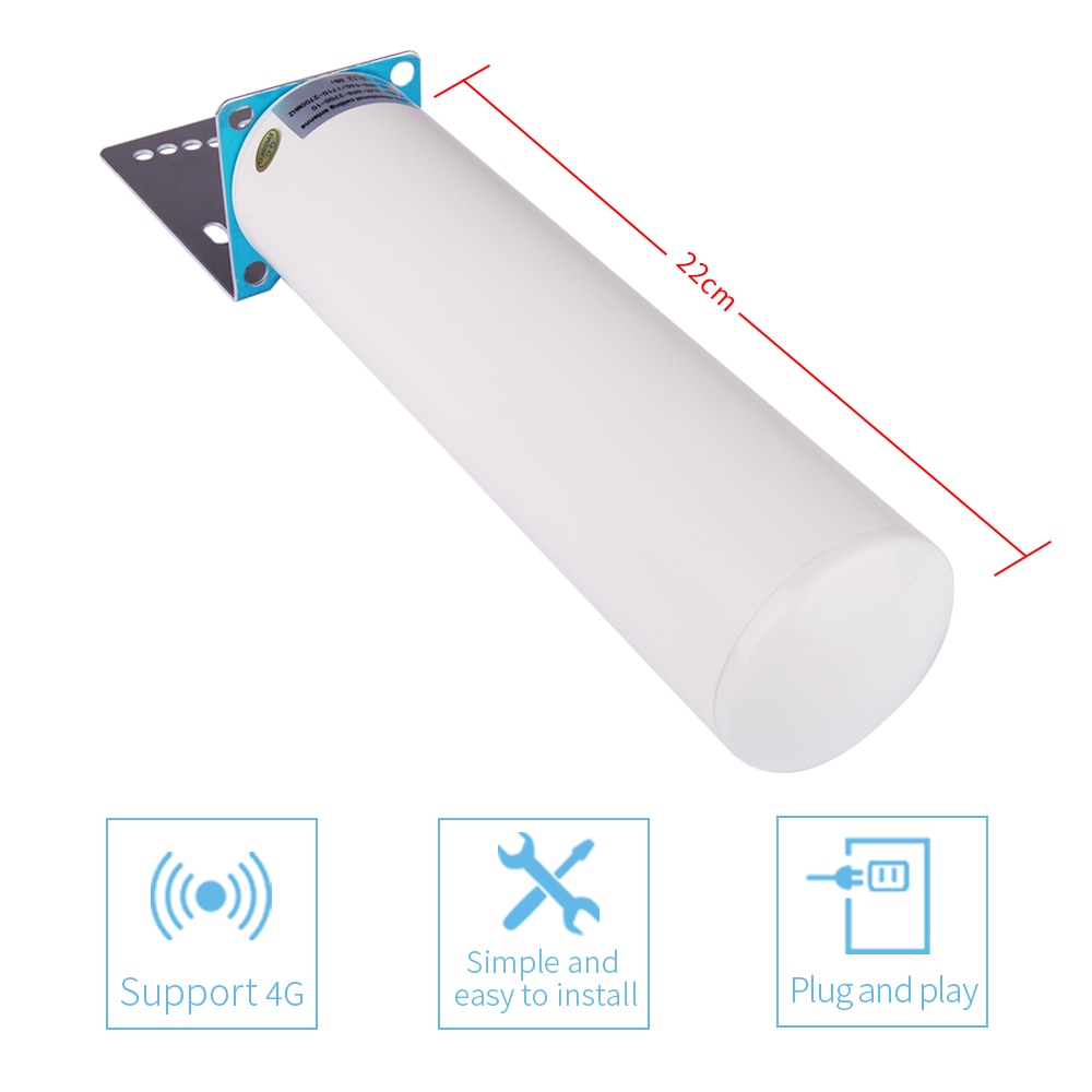 4g draussen Antenne 698-2700MHz 12DBi Omni Externe Fass Antenne mit N Weibliche für GSM W-CDMA 2g 3g praktisch-Signal-Verstärker