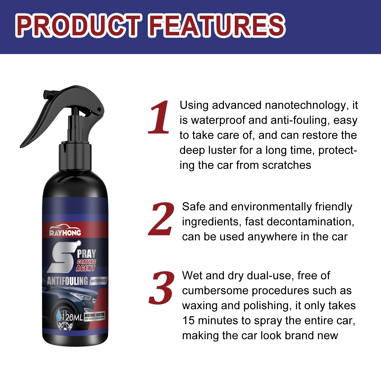 Auto Keramische Nano Coating Vloeibare Coatin Nano Kristal Hydrofobe Laag Polijsten Verf Coating Agent Autopolish Reinigingsmiddel