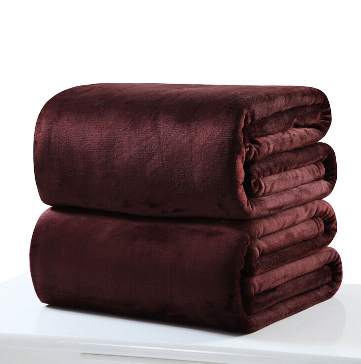 Autumn Winter Cat Dog Puppy Blanket Soft Flannel Fleece Sleeping Bed Mat Cover Pet Dog Shower Towels 50*70cm: Coffee