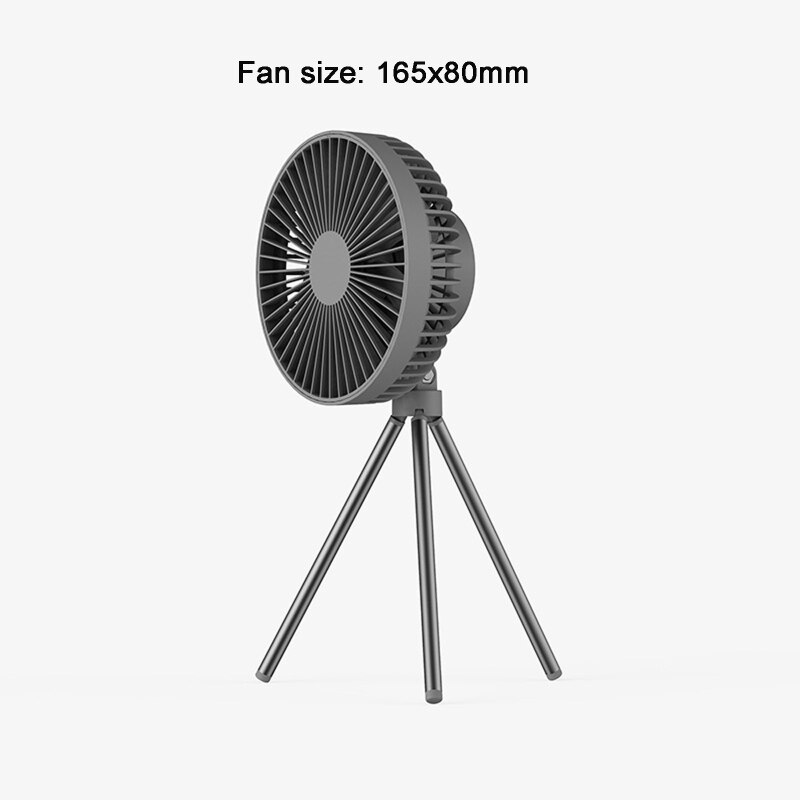 2in1 Portable Fan Mini Small Fan with Tripod Flexible Stand Personal Cooling Fan for Bedroom Rechargeable Battery Fan