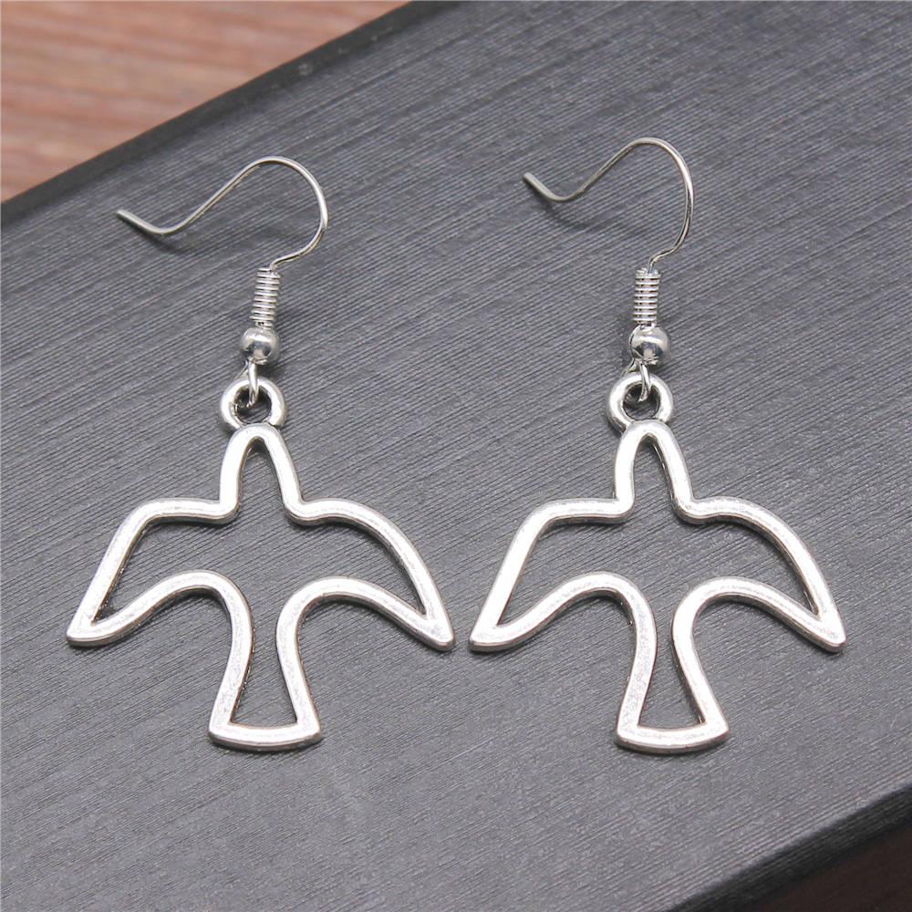 1 Pair Phoenix Earring Connector Womens Hoop Earrings Earring For Women Dangle Earring: 28x28mm