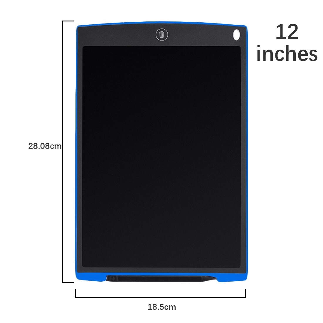 Digitale Tekening Tablet 8.5 "12" Lcd Schrijven Tablethandwriting Pads Elektronische Tablet Board Ultradunne Board Met Pen: 12 inches blue