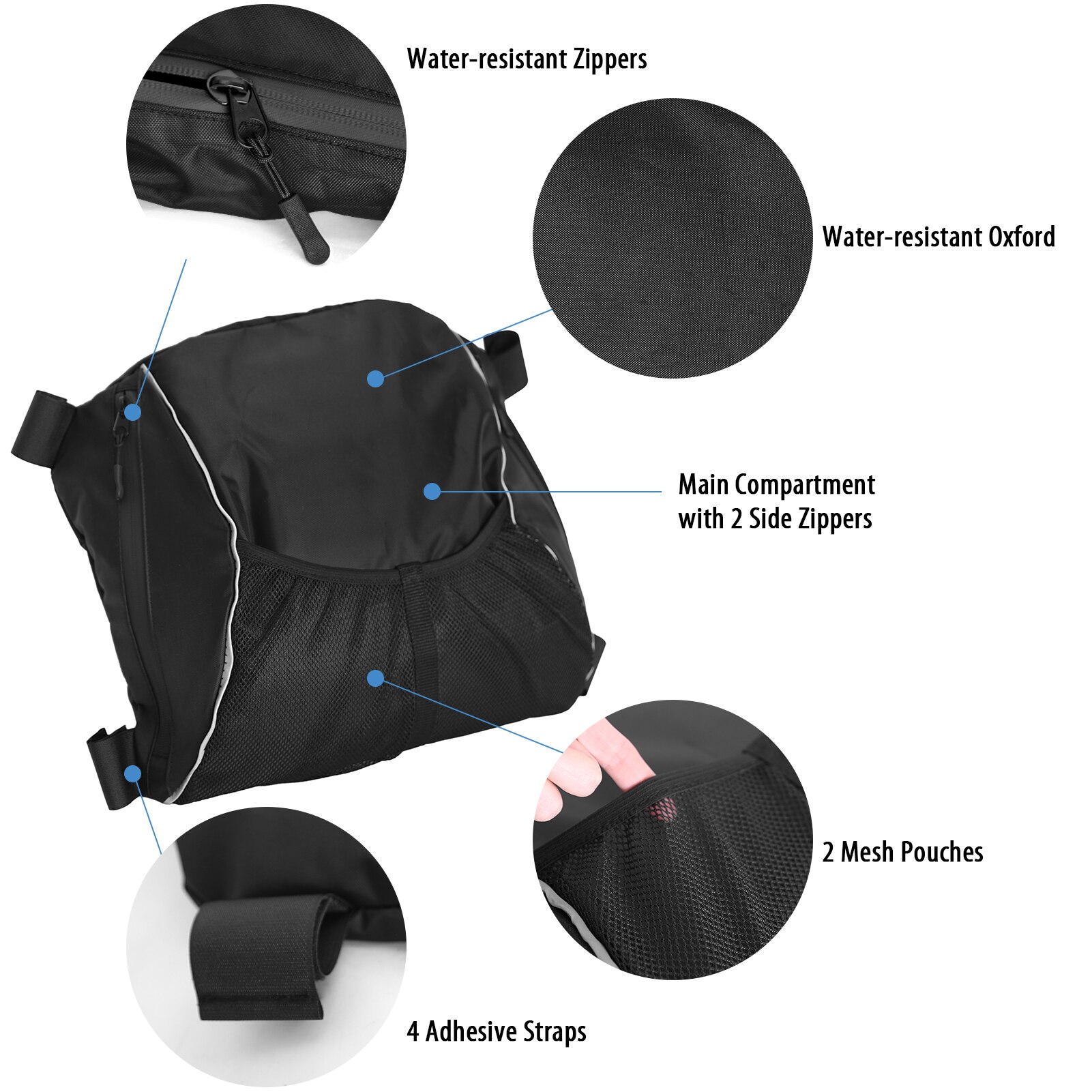 Kajak Lagerung Tasche 600D Oxford Wasserdicht Kajak Tasche Gittergewebe Lagerung Veranstalter Tasche für Kajak Stuhl Kajak Surfen Paddel Gremium