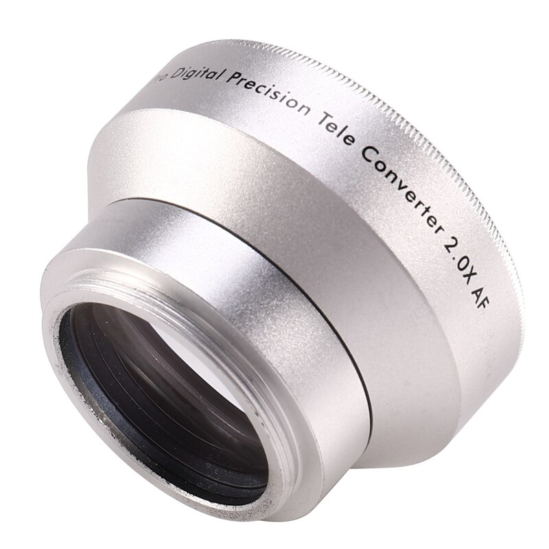 NEWYI Digital Lens Replacement 30.5mm 2.0X TELE Telephoto LENS for Camcorder 30.5 mm 2X Silver