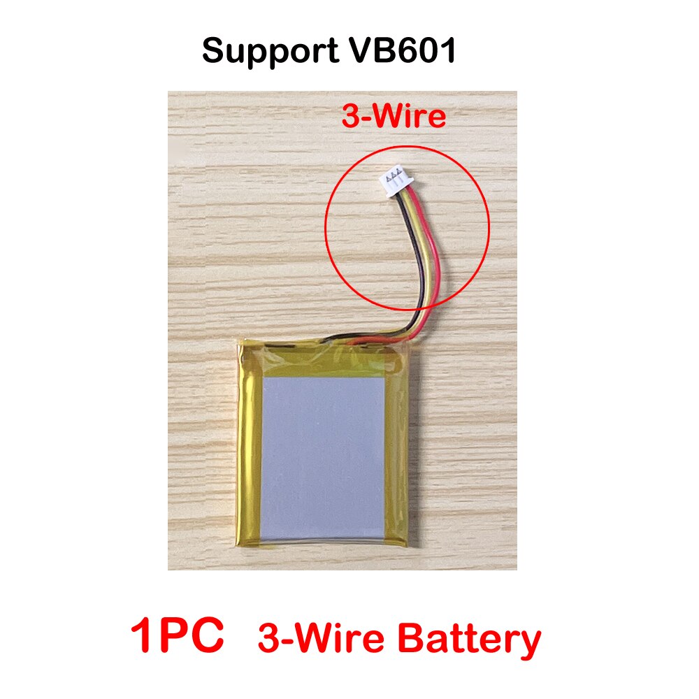 batteries Polymer lithium battery 3.7V 750mAh/650mAh Rechargeable Battery for Video Nanny Baby Monitor VB601 VB603 VB605: 3-Wire for VB601