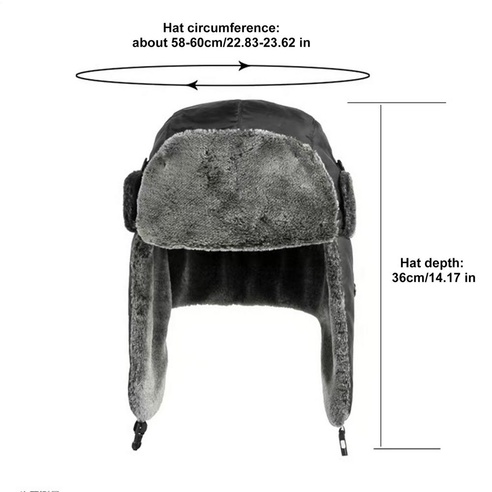 Verwarmde muts voor heren, dames, USB-aangedreven, warme hoofdbedekking, winddicht, thermische oorbescherming, winter, vissen, skiën, motorrijden, kamperen: Default Title