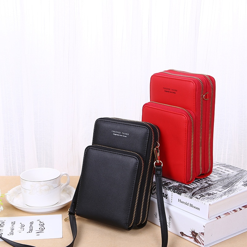 SMOOZA Crossbody komórek torba na telefonu na ramię torebka na telefon moda codziennego użytku posiadacz karty Mini letnia torba na ramię dla kobiet portfel