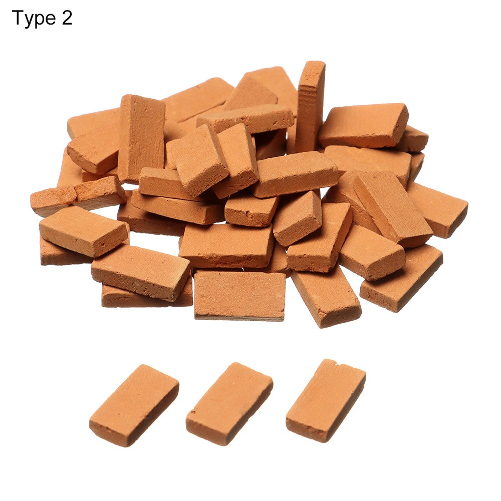 1Set Sand Table Simulation Brick DIY Building Scenery Portable Miniature Durable Kids Decorative Toy Landscape Modelling: Type 2