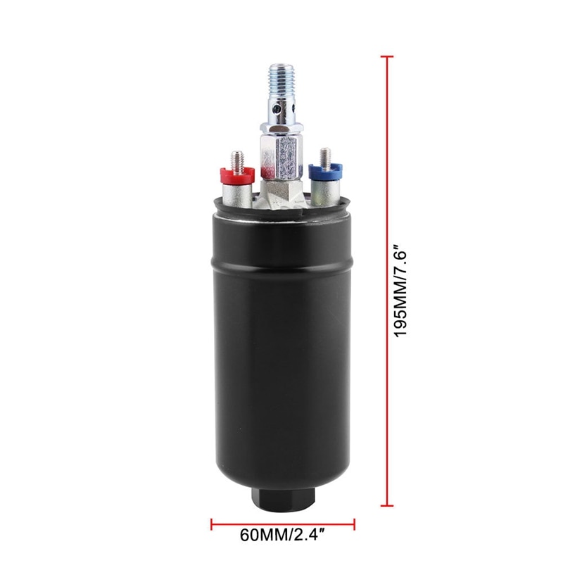 300LPH External Inline Fuel Pump Replaces Fit for 044 Fuel Pump 0580254044 Universal