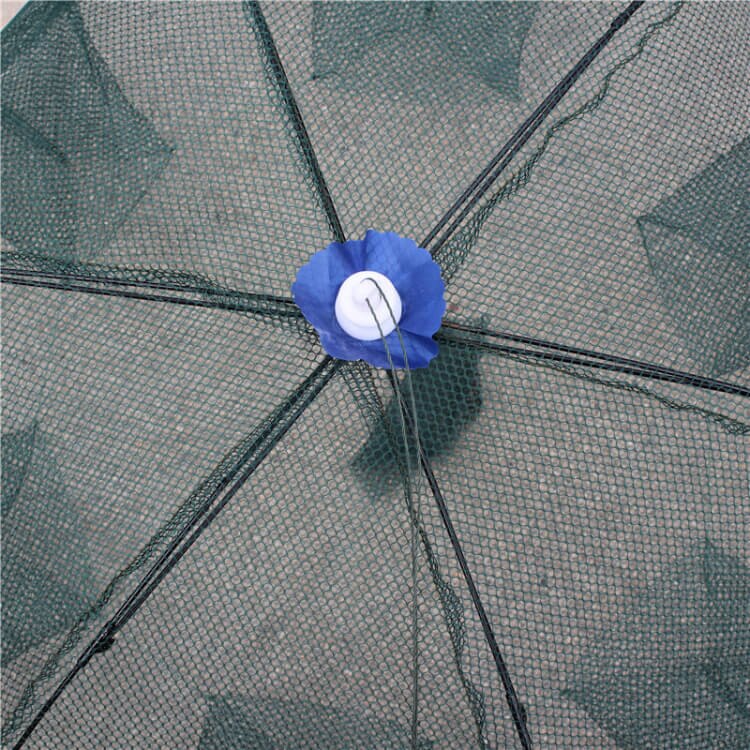 1pcs Foldable Crab Net Trap Cast Dip Cage Fishing Bait Fish Minnow Crawfish Shrimp Folding Net Saltwater Freshwater PRO BEROS