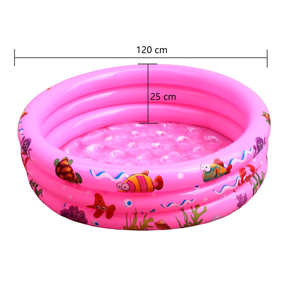 120X25 Cm Ronde Opblaasbaar Zwembad Voor Baby Zwembad Kinderen Opblaasbare Baden Zee Strand Peuter Kids Play water Zwembad: Purple