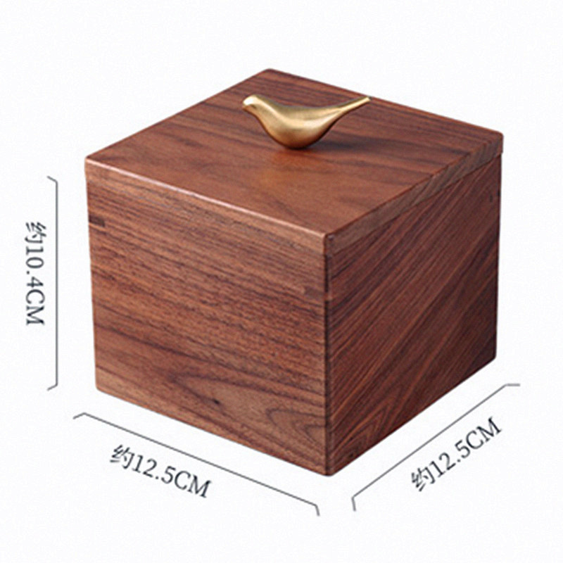 Om Clear Memorial Houten Huisdier Crematie As Urn As Kist Coffin Box Hout