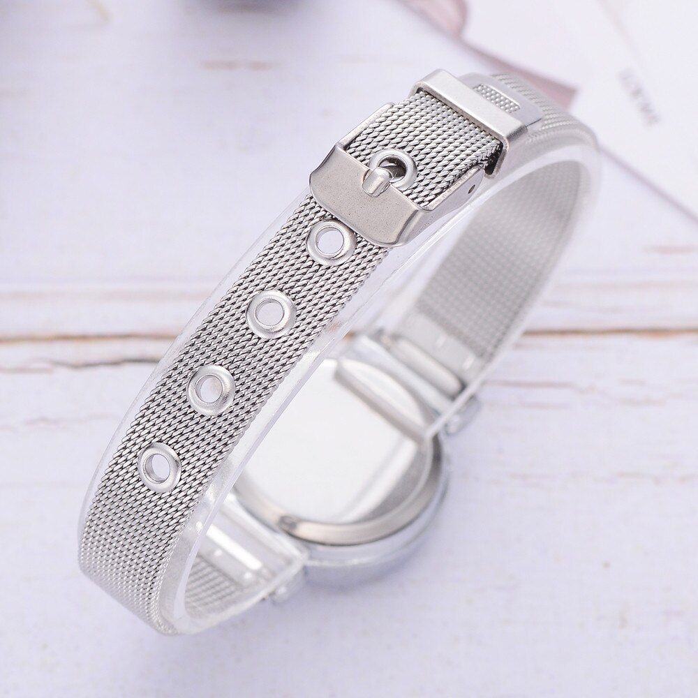Ashion kvinder ure ultra tynde rustfrit stål små dame armbåndsure vintage udendørs sports armbåndsur armbåndsure