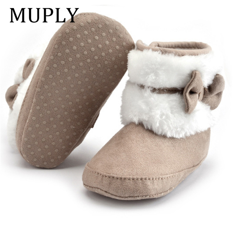 2022 Super Houden Warme Snowboots Baby Meisje Jongen Anti-Silp Prewalker Fleece Boot Wol Sneeuw Indoor Schoenen winter Booties