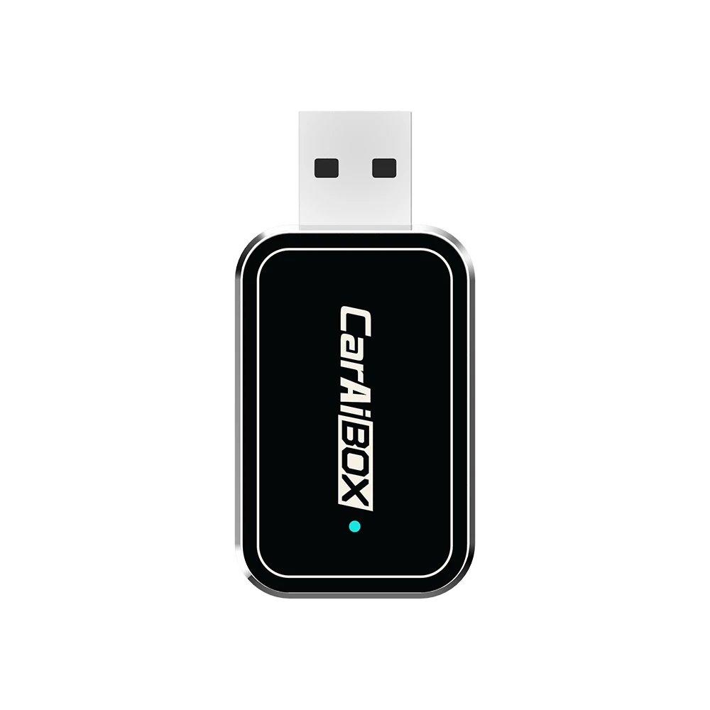 Adattatore senza fili CarPlay androide auto senza fili Carplay Ai scatola Dongle USB per Mela Iphone Telefono androide auto Collegare per 98% auto: nero