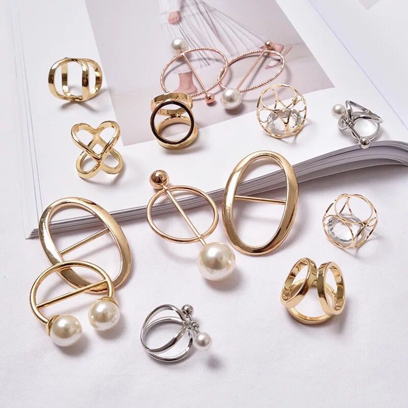EIN Schal Verschluss Wahl Viele Stile Schal Helfer Schals Schnalle Schal Ring 1Stck