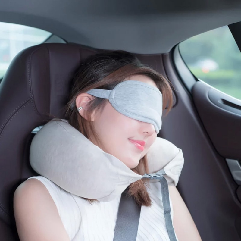 Originale Youpin 8H Viaggio maschera per Gli Occhi Ufficio Sonno Resto di pronto Soccorso Portatile Traspirante Occhiali di Sonno Della Copertura Sentire freddo del Cotone Del ghiaccio