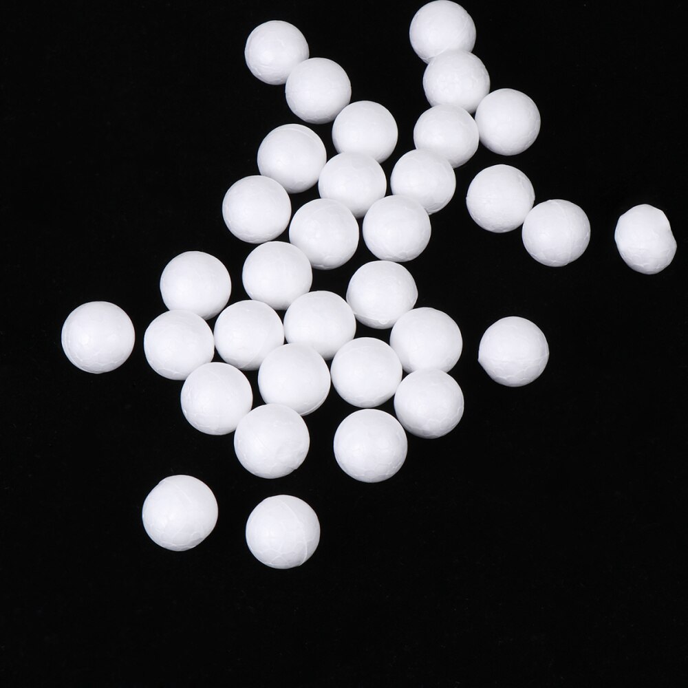 100pcs Wedding Decoration Modeling Craft Polystyrene Balls Round Spheres DIY Stuff (2cm)