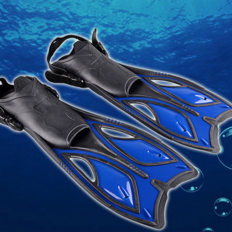 Elos-Snorkel Vinnen Duiken Vinnen Met Verstelbare Open Hak Scuba Flippers Travel Size Zwemmen Vinnen Voor Volwassenen