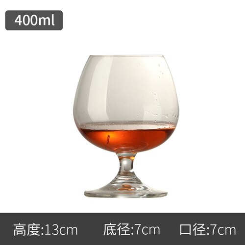 Crystal Glass Brandy Glass Wine Glass White Wine Glass Whiskey Wine Glass Bantam Wine Glass Pot Belly Cognac Cup: 400ml