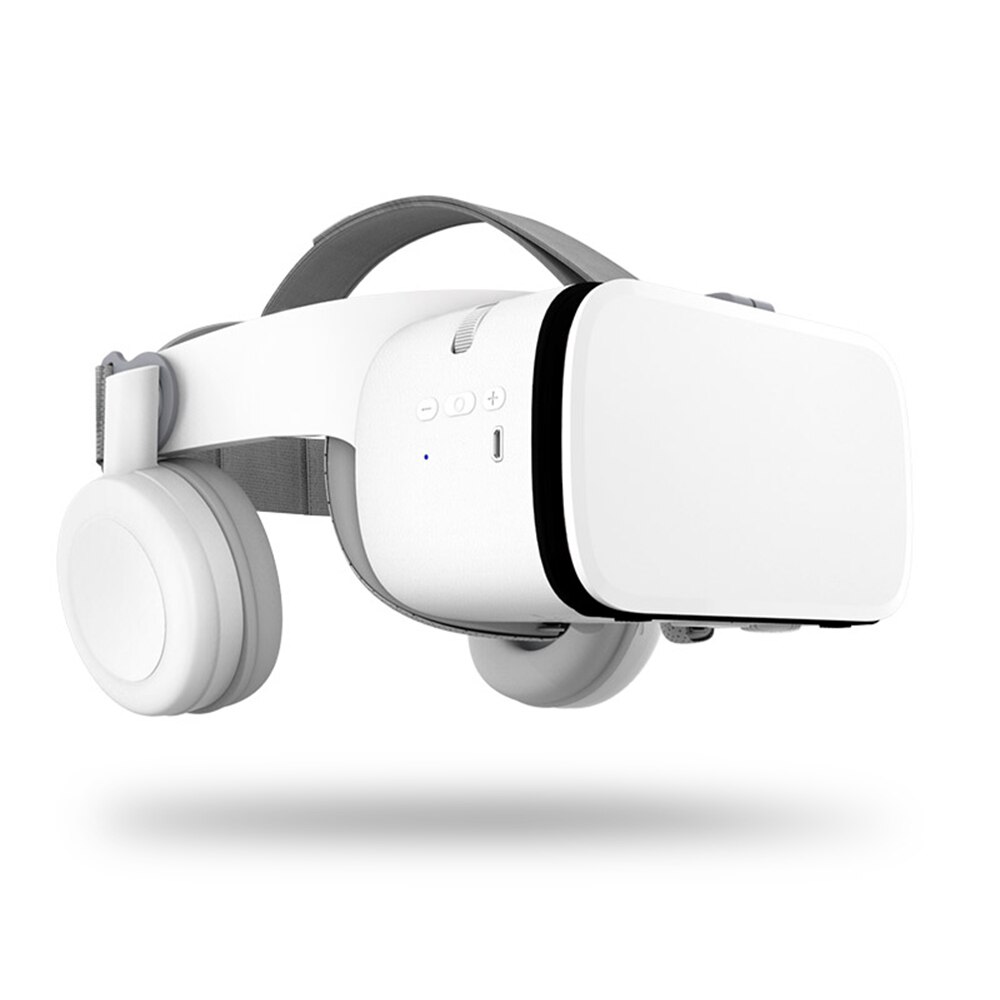Z6 Upgrade 3D Bril Vr Headset Google Kartonnen Bluetooth Virtual Reality Bril Draadloze Vr Helm Voor Smartphones: WHITE