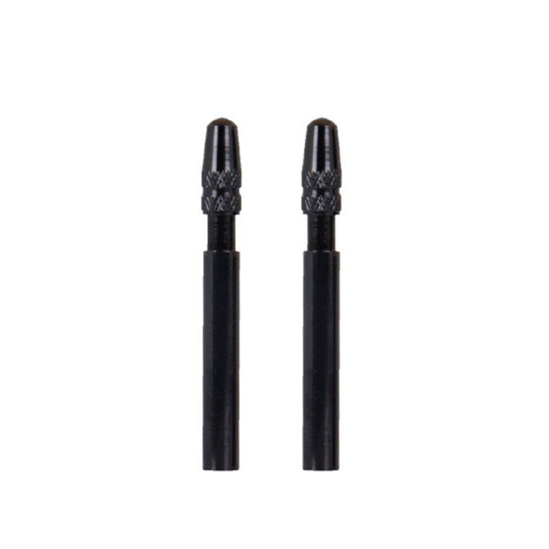 1 Paar 50Mm 60Mm Fiets Presta Ventiel Extender W/ Cap Cnc Aluminium Geanodiseerd F/V extension Voor Vaste Racefiets Velgen