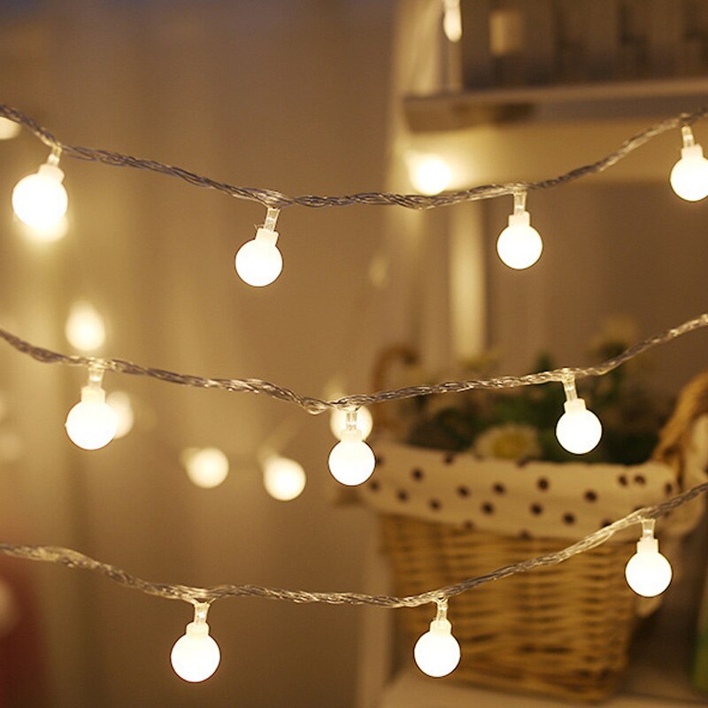 6M 40 Led String Lights Nachtlampje Verlichting Voor Garland Fairy Lamp Kerstboom Bruiloft Decoratie