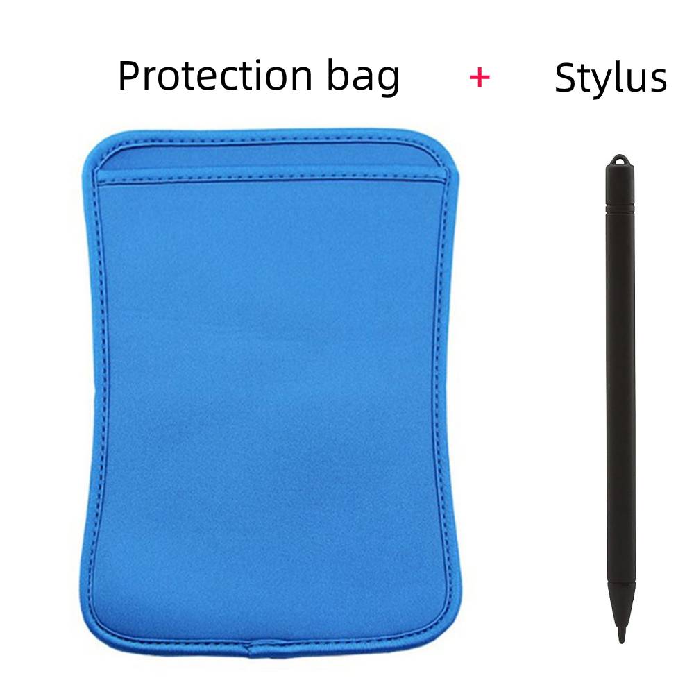 12 Inch Ultra Thin Handwriting Pads Kids Drawing Graphics Board LCD Writing Tablet LCD Screen Color Font Mini Notepad: bag and stylus