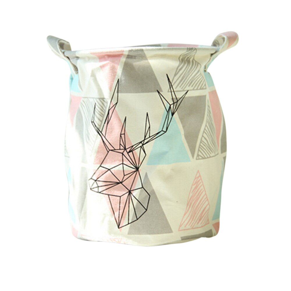 Grand panier de rangement, panier à linge, conteneurs de rangement pliables pour jouets, panier organisateur - taille m (grille rose): Comme indiqué 1