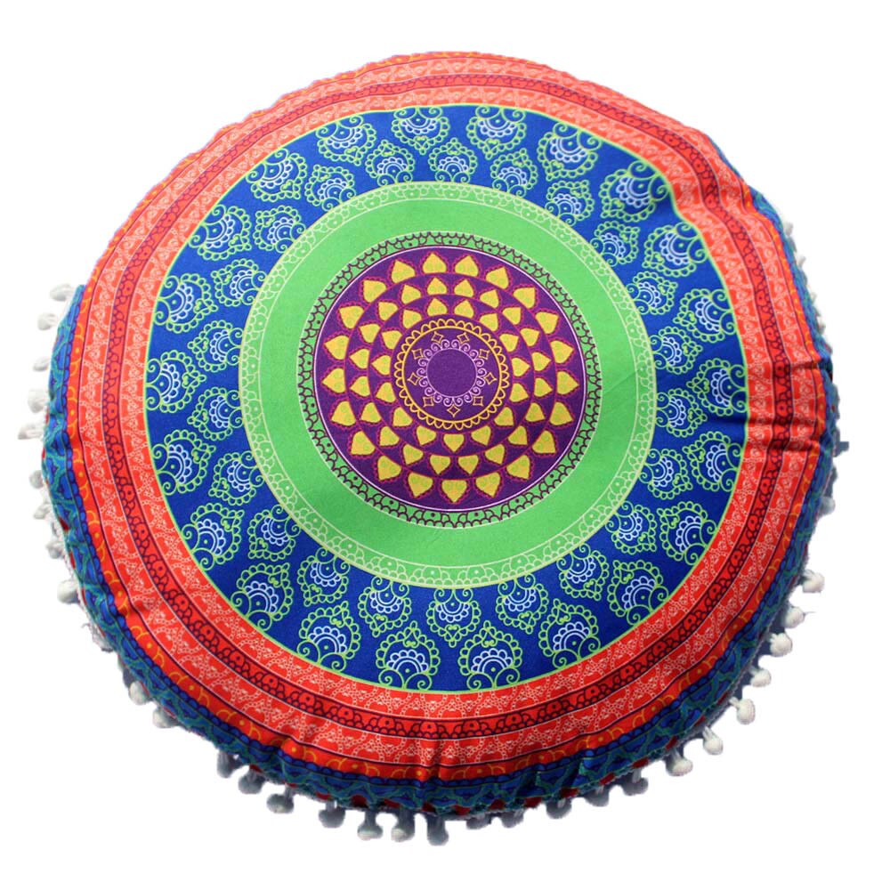 Ronde Kussensloop Indiase Mandala Kussens Bohemian Home Decor Accessoires Kussen Kussens Cover Наволочки Декоративные: D