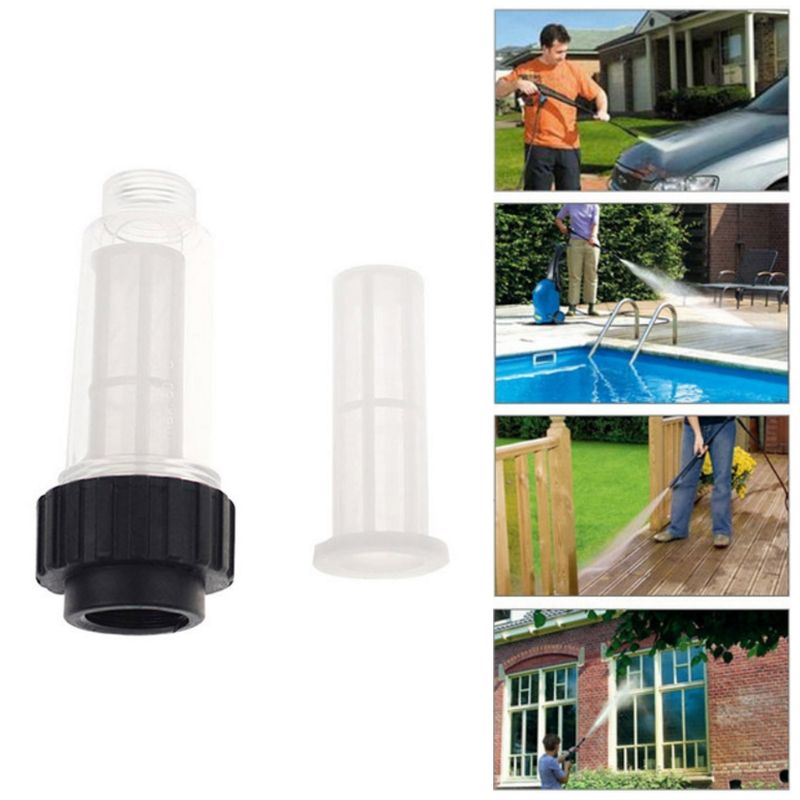 5Pcs Water Filter Mesh Transparante Filtering Apparaat Voor Hogedrukreiniger Kit