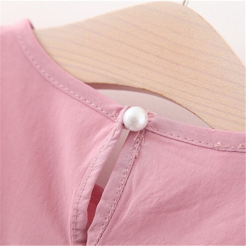 2021 Summer New Baby Girl Dress Infant Princess Party Dresses A-Line Cotton Soft Bow Girl Clothes Toddler Kids Clothing