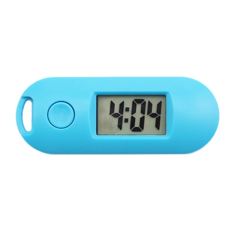 Portable Silent Digital Electronic Clock for Student Exam Study Library Mini Pocket Watch Green Backlight LCD Display: Blue