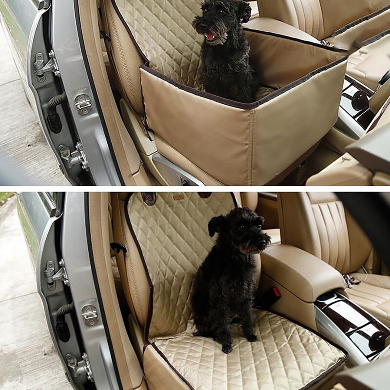 Huisdier Autostoel Stoelhoes Voor Hond Kat, draagbare 2-In-1 Hond Seat Bescherming Antislip Waterdicht Met Veiligheidsgordel