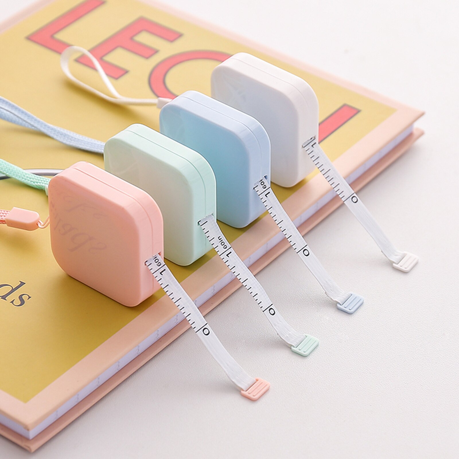 1pcs 150cm Body Retractable Tape For Diet Tailor Weight Loss Tape Measure & Calculator Keep Your Beauty Body Ruler