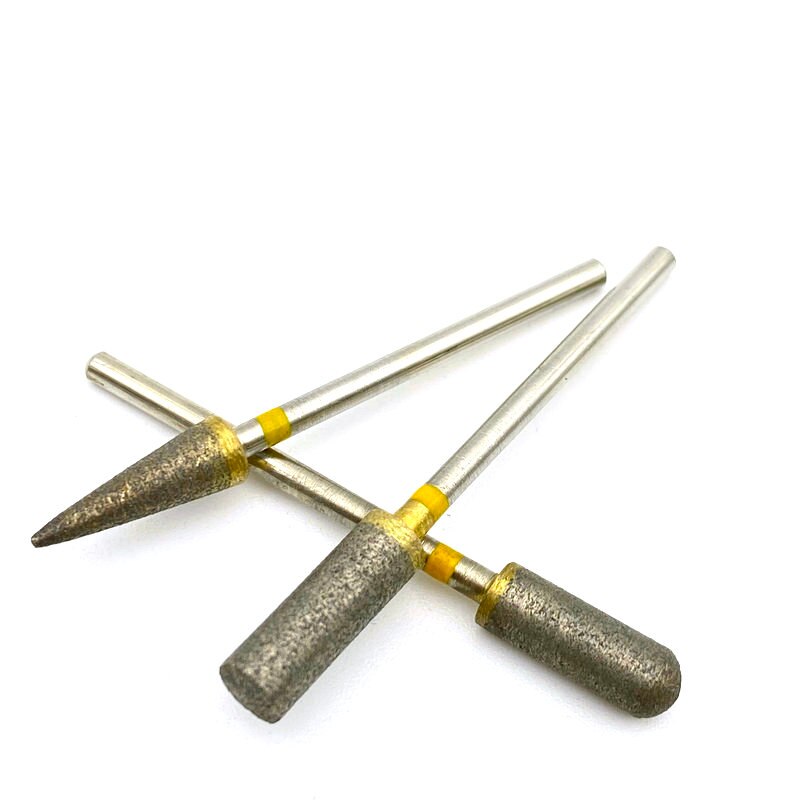 Fuly- Sintered Diamond HP Polisher Grinder for Polishing Trimming Drill 2.35mm Shank Dental HP Polishing Burs