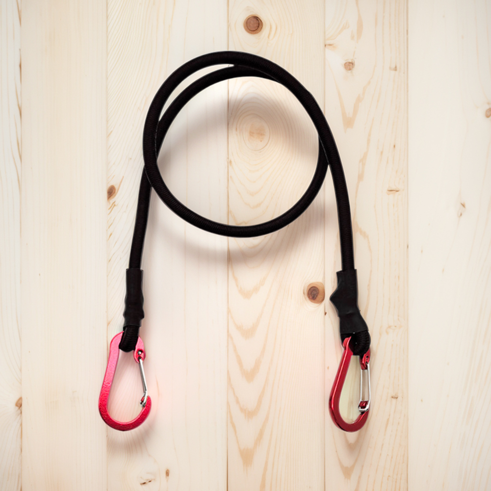 Cordón elástico de alta resistencia de 60/90/120cm, correa de amarre, ganchos de mosquetón, cuerdas de embalaje de equipaje para Kayak, accesorios de Camping