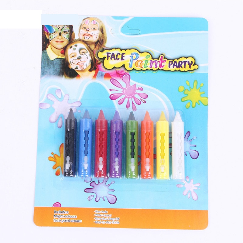 1 sæt farverigt maleri tegning pen baby bad legetøj badeværelse farveblyanter vasket farve pen til børn forsyninger